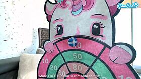 Two sexy brunettes on webcam use toys and masturbate together, reaching orgasm