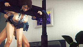 Yuna sucks and gets anal in final fantasy hentai