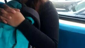 Ninja with impressive boobs gets spotted by a voyeur