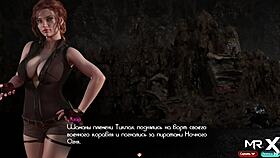 in treasure of nadia, sexy girls explore treasures and have sex