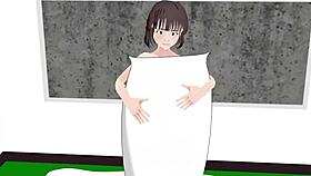 Japanese 3D Cartoon Gravure Turns Naked