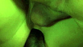 Black shaft in the backside