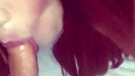 wanessa silva142 casually sucks a young guy, tasting his cum and inviting followers on instagram.