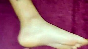 Why does my cousin wake up excited when I put my dick on her feet and masturbate me?