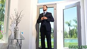 pornstar in stockings, ready for some fun