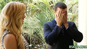 pornstar in stockings, ready for some fun