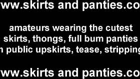 Everyone in my village keeps staring at my panties under this skirt! 😅