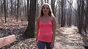 a lovely teen gives head in pov and gets pounded