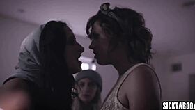 These horny babes want big cocks in group