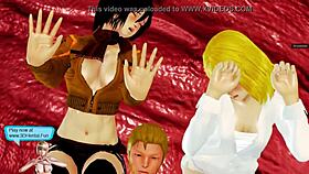 Mikasa fucks in Attack on Titan parody