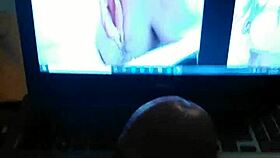 intense cum tribute for friend chicky magdalena during masturbation