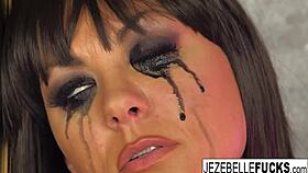 Brunette babe jezebelle bond masturbates nude in bathtub pool session