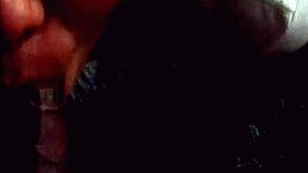 Blonde teen learns to suck and swallow cock