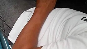 Chacal is out here jerking off on the bus, keeping it casual in public.