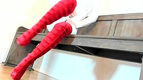 She's rocking a catsuit and boots, guiding you with fierce domination instructions