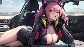 Your fembot girlfriend arrives for intense erotic roleplay.