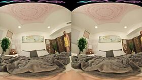 Redhead Girl Wakes Up and Masturbates with Toys in Reality VR