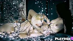 Two Sexy Lesbian MILFs Finger and Lick Pussies Boldly