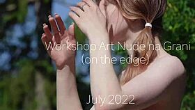 anna nude in public park