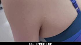 Xxstepmom - Stepson Meets His Stepmom In The Bathroom For A Doggystyle Bone Session With Taboo Fetish Fantasy.