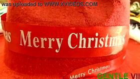 Ebony BBW Returns Home Bent Over for Christmas Fucking and Fingering by Big Black Cock Friend.