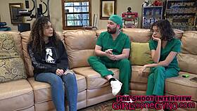 mara luv in hospital with speculum insertion and orgasm