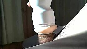 exploring sunlit fleshlight with milk textures