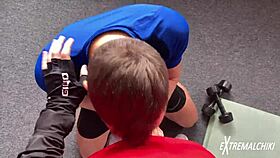 Young Twinks Perform Blowjob In Public Outdoor Setting