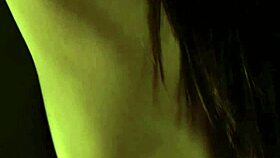 sensual brunette dances nude and teases in bollywood style