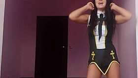 Wife Dominates Husband with Young Lover