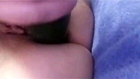 Mature Central American Woman Masturbates With Cucumber