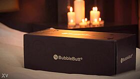 German Bubble Butt Bound in Bondage Masturbates with Vibrator Toy