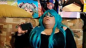 Naughty bunny rides cock hard!