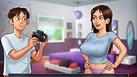 Summertime Saga Cap 2: Photo Session With Stepsister