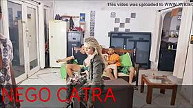 Ines Ventura And Fairy Honey Rip Clothes For Monster Cock Assfucking!