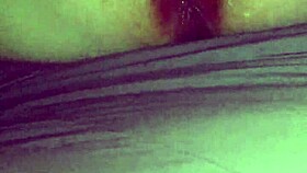 Amber's birthday surprise with big black cock bareback creampie