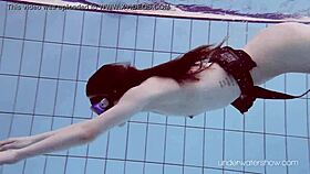 Roxalana Chech Powers Through Intense Scuba Diving In Pool