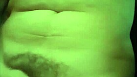 horny chunky babe fingers her pussy for her boyfriend