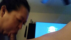 naughty blowjob from eager partner