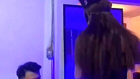 move her thong and end up fucking