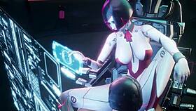 डेमी के साथ रॉ सेक्स एक्शन 4K 60FPS 3D हेंटाई