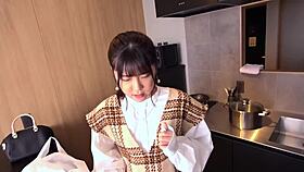 part1, cute jd akari, can't resist her bf, total sub, reunion turns wild with punishment sex!