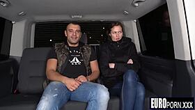 Blonde gets an exciting ride