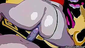 Stepsister learns sex as stepbrother takes her cartoon virginity