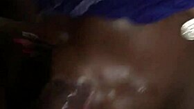 sloppy ebony head game with black sucking