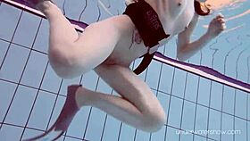 Roxalana Chech Powers Through Intense Scuba Diving In Pool