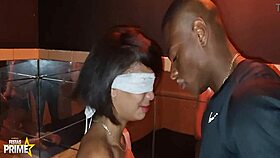 Latina Brunette Morena Gives Blowjob To Will's Giant Cock In Lingerie