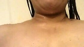 Filipina with big tits enjoys fingering and masturbation in this casual video