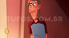 Curvy young woman betrays boyfriend by taking creampie from his friend on camera