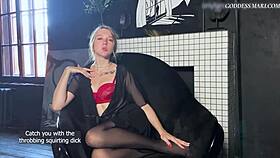 Cheat on your girlfriend with russian goddess jerk off instructions